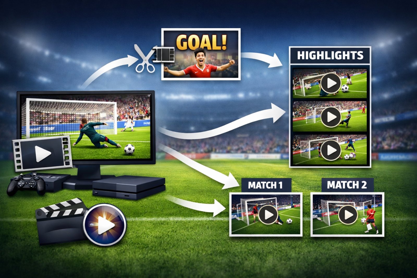 Automatische EA FC 26 Highlight-Erstellung aus Streams